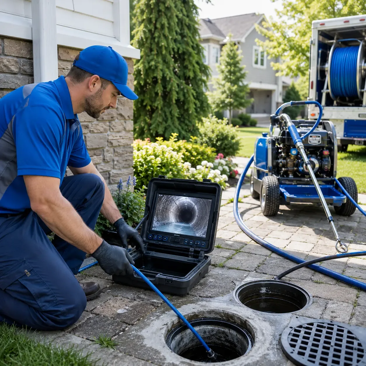 Outdoor drain cleaning professionals serving Crystal Spring, PA